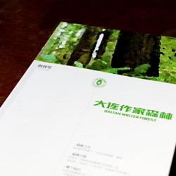 創(chuàng)意共和版式設計案例：大連市委《大連作家森林》內刊設計